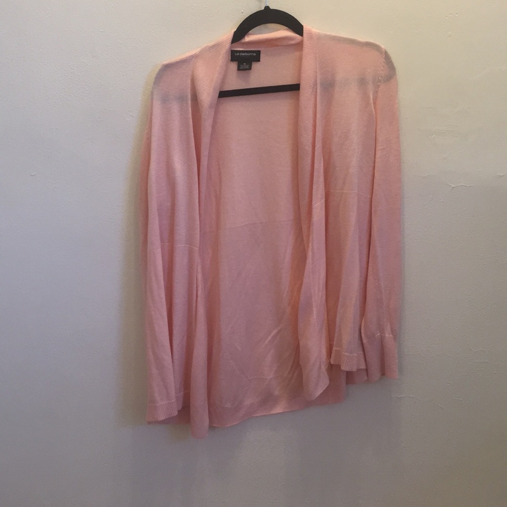 Liz Claiborne pink cardigan